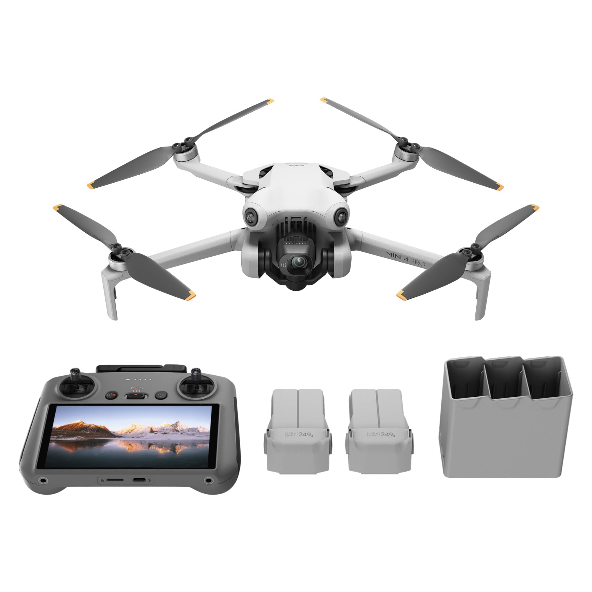 DJI Mini 4 Pro Fly More Combo with DJI RC 2 Remote Controller and Shoulder Bag 1