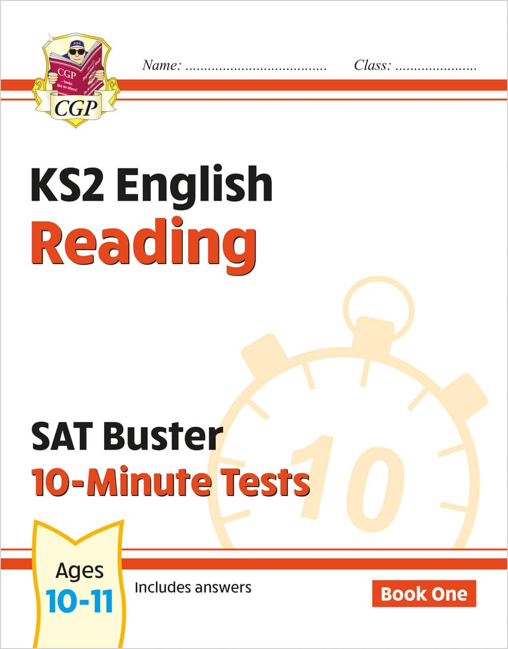 CGP KS2 English SAT Buster 10-Minute Tests: Reading - Book 1 | Ages 10-11 | Paperback