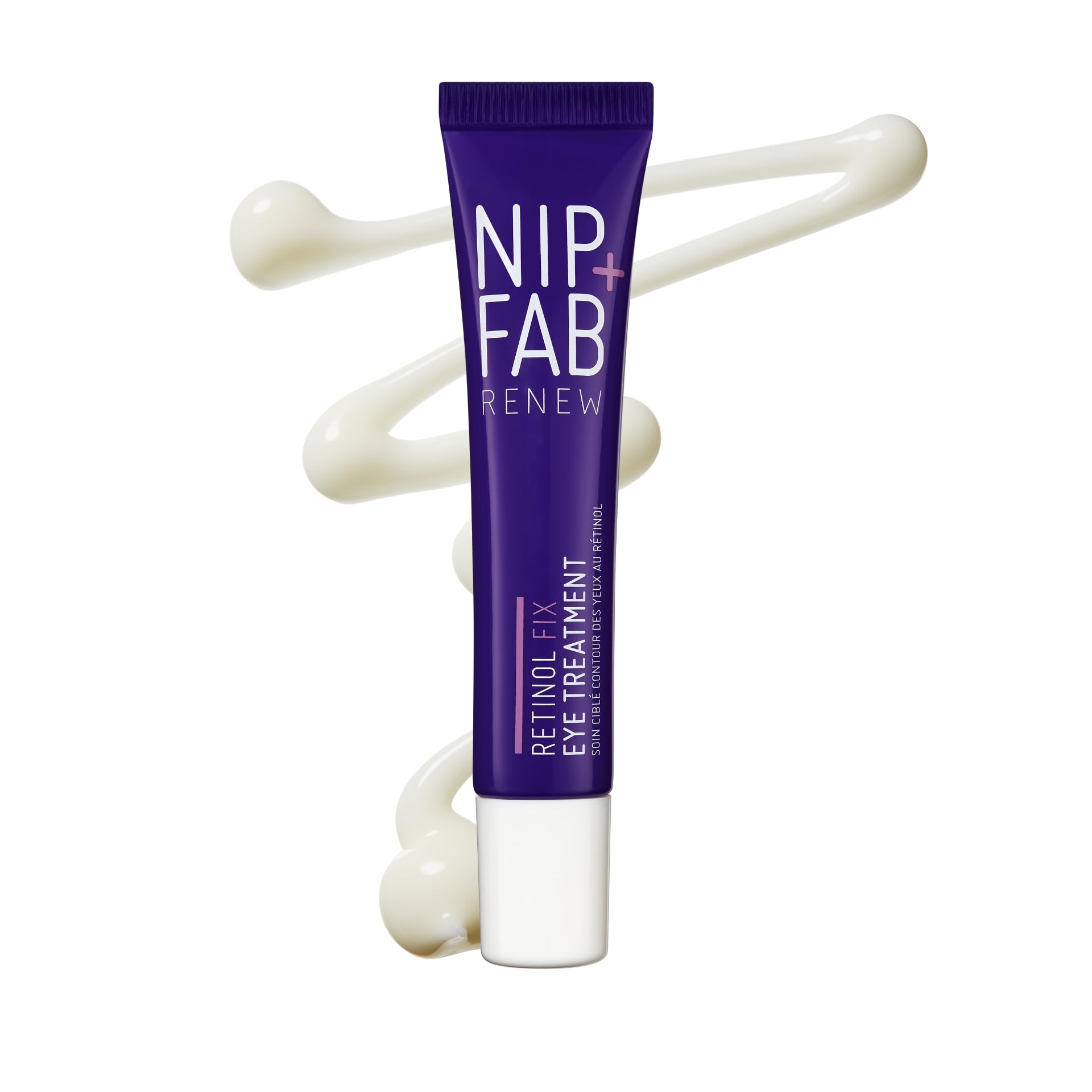 Nip+Fab Retinol Fix Eye Treatment - Anti-Aging Eye Cream with Time-Released Retinol, Vitamin C, Peptides & Hyaluronic Acid | 15ml