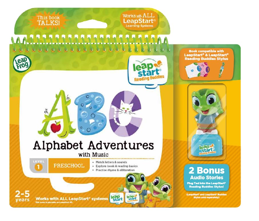 LeapFrog Leapstart Reading Buddies: ABC Alphabet Adventures with Music, Edu 4