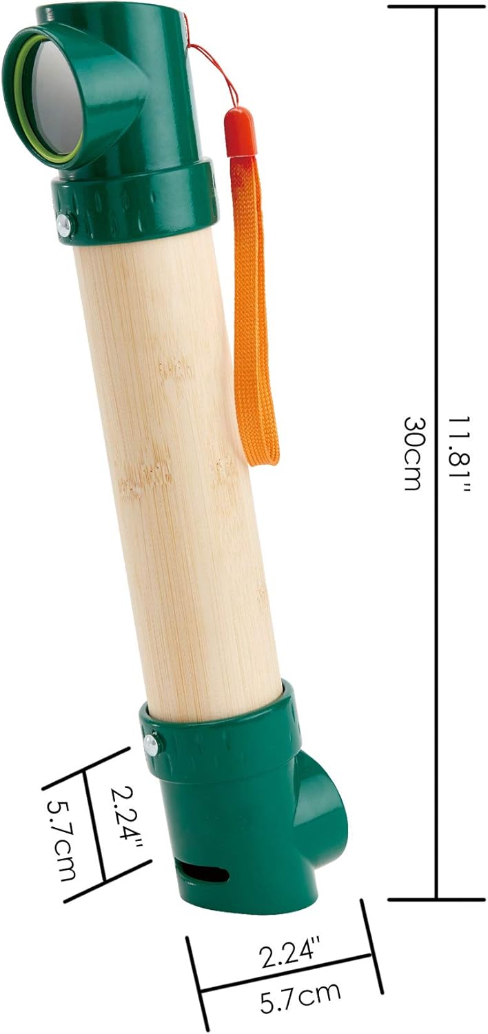 Hape Hide-and-Seek Periscope - Bamboo Outdoor Exploration Toy for Kids