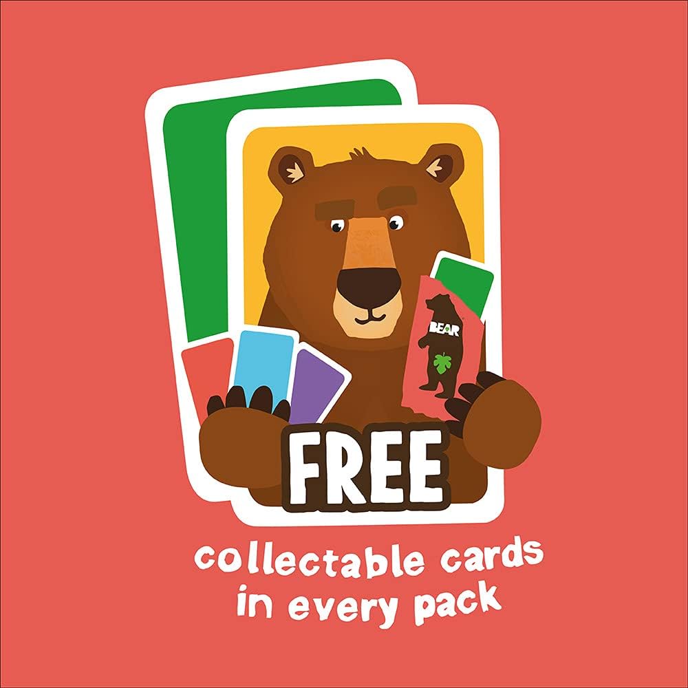 BEAR Fruit Yoyos Strawberry - 100% Fruit Rolls with Collectible Fact Cards (Pack of 6, 100g Each) 3