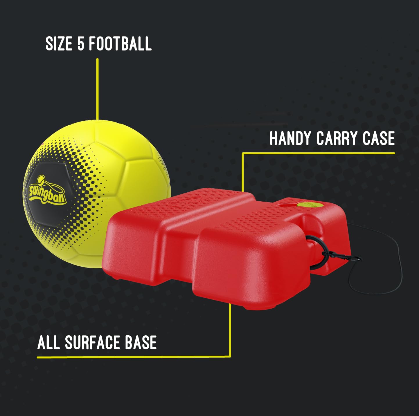 Swingball Reflex Soccer Trainer - All Surface Football Game for Kids Ages 6+ 11