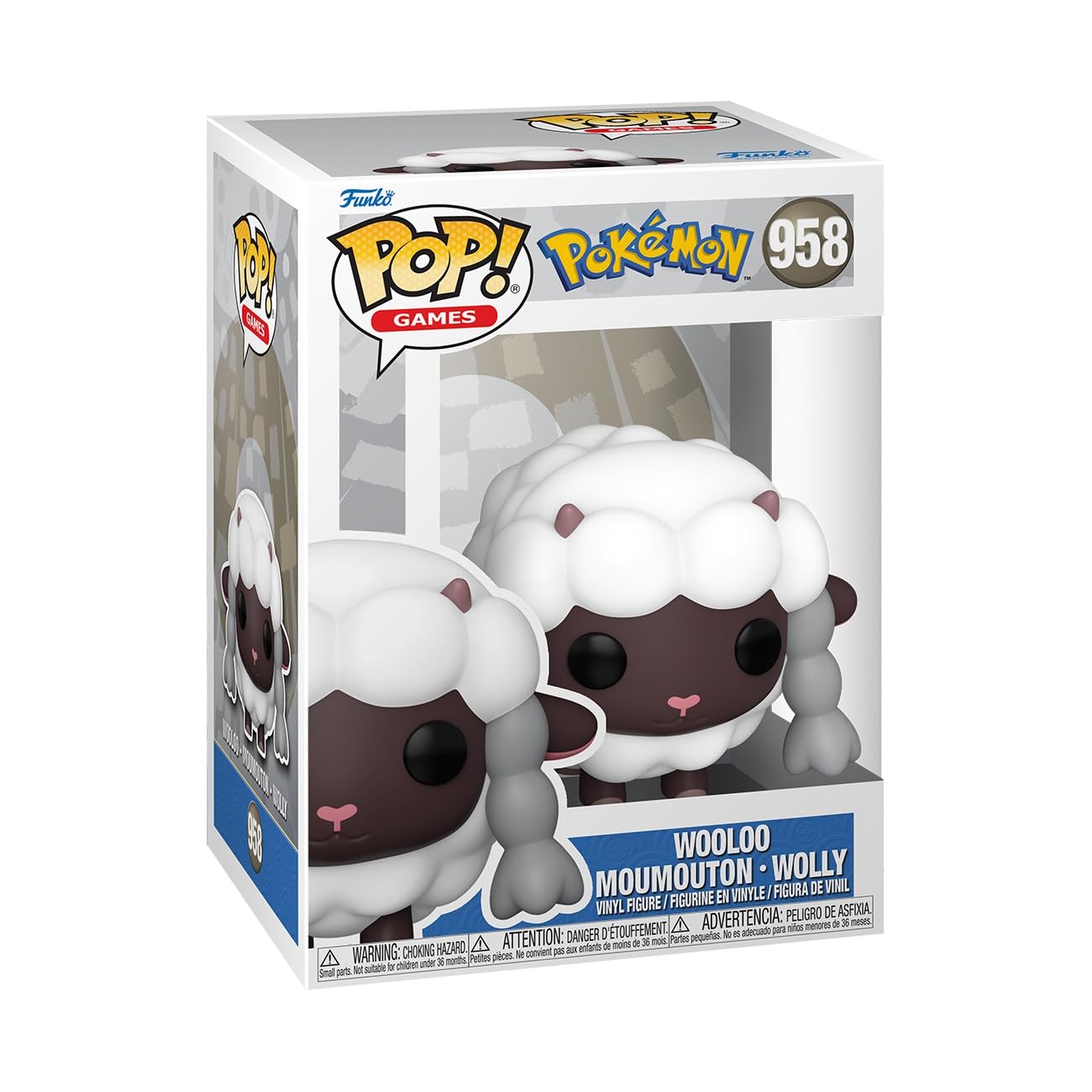 Funko Pop! Games: Pokemon - Wooloo Vinyl Figure (70978) 10