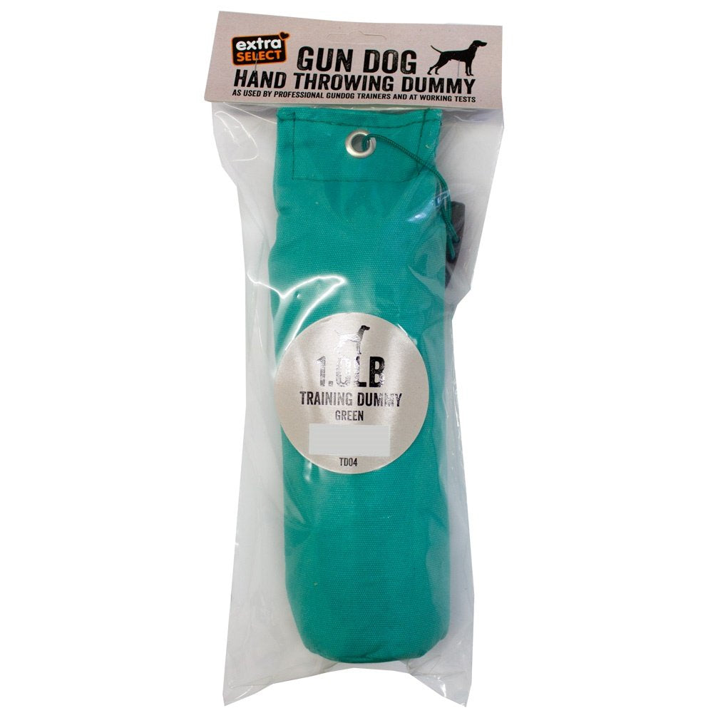Extra Select Gun Dog Training Dummy - 1 lb Green Dummy for Water & Land Retrieves 1