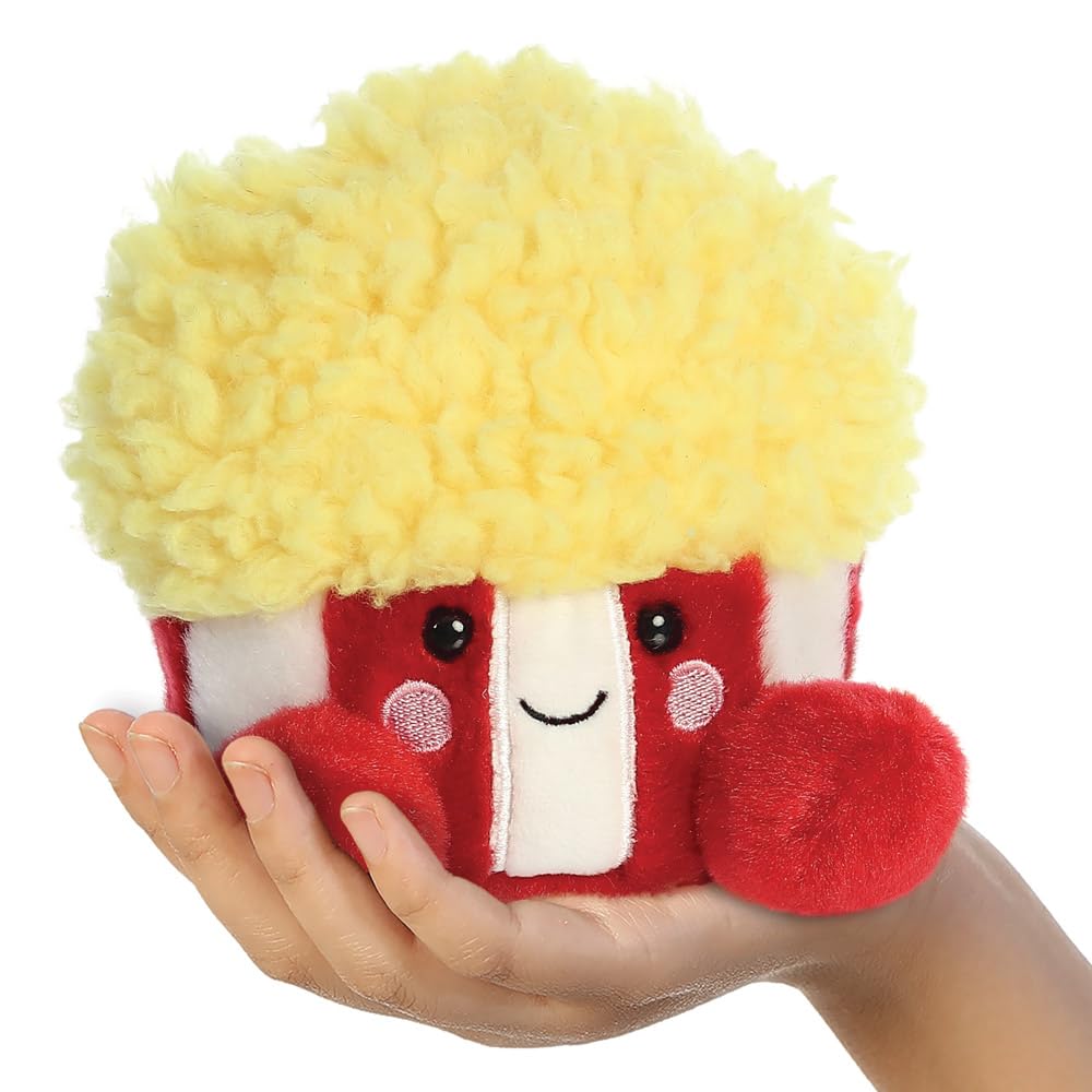 Aurora Palm Pals Butters Popcorn Soft Toy - 5 Inch, Multicolour, Collectible 5
