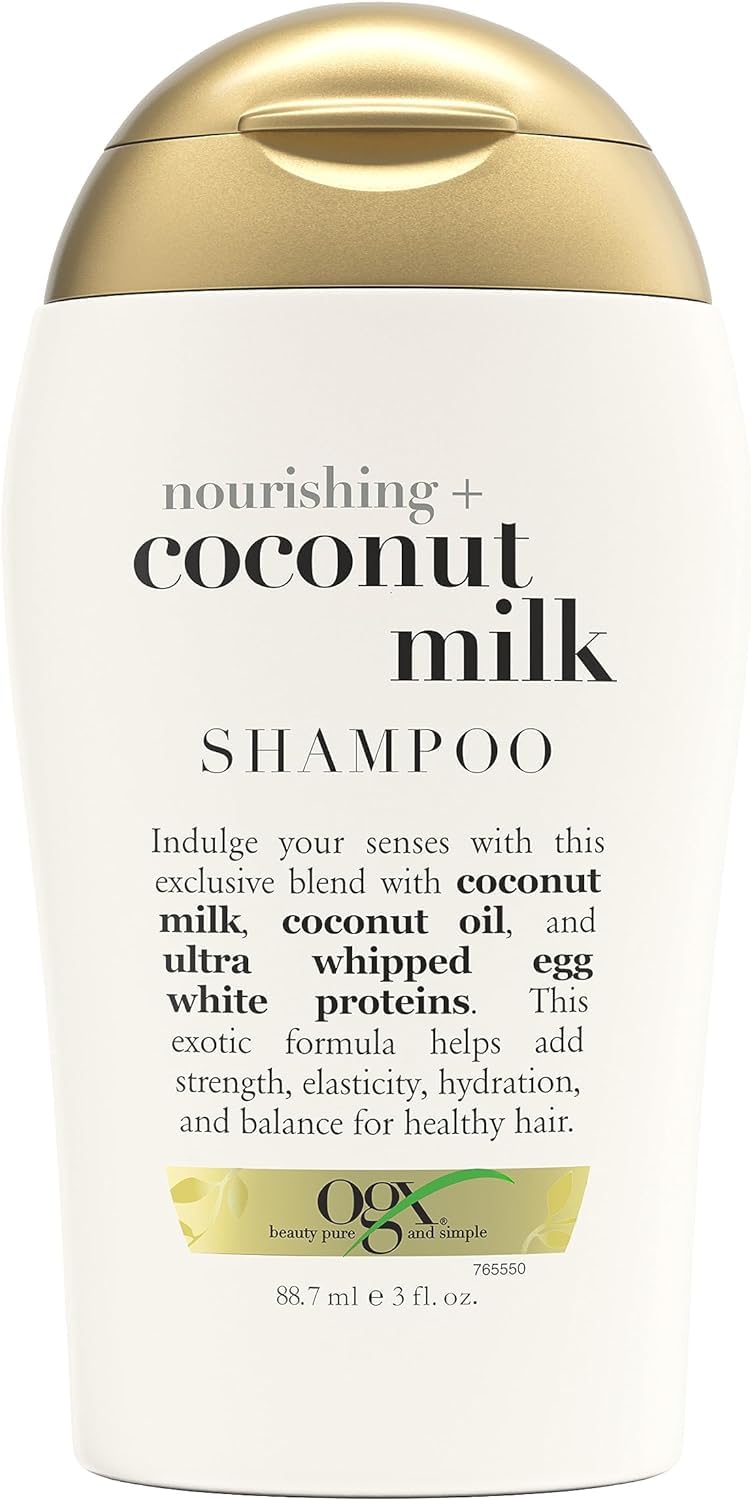 OGX Coconut Milk Hydrating Shampoo - Pack of 2, 88.7 ml each