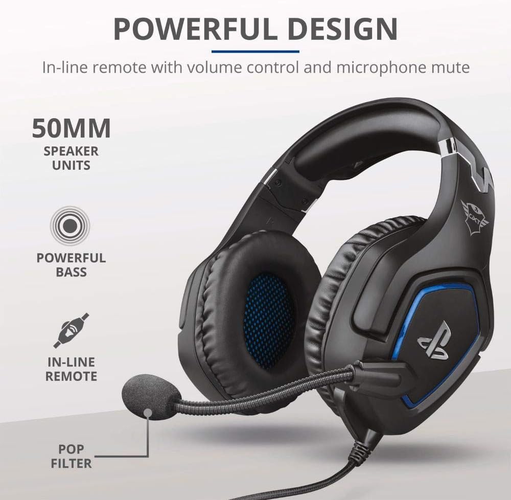 Trust Gaming GXT 488 Forze Officially Licensed PlayStation Headset for PS4 and PS5 - Black 5