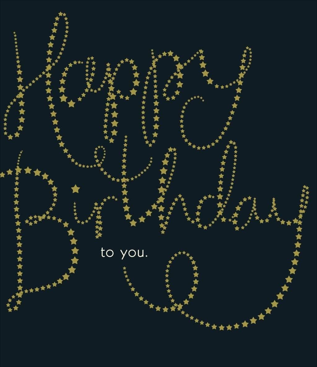 UK Greetings | Birthday Card | Happy Birthday Gifts | Her/Him | Gold Letter 1