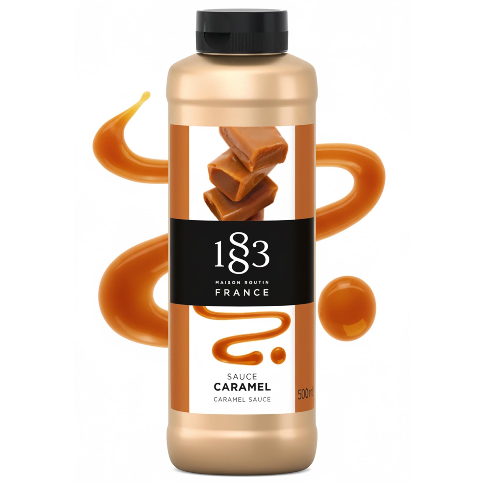 1883 Maison Routin Caramel Sauce - Smooth, Buttery Flavor | 500ml