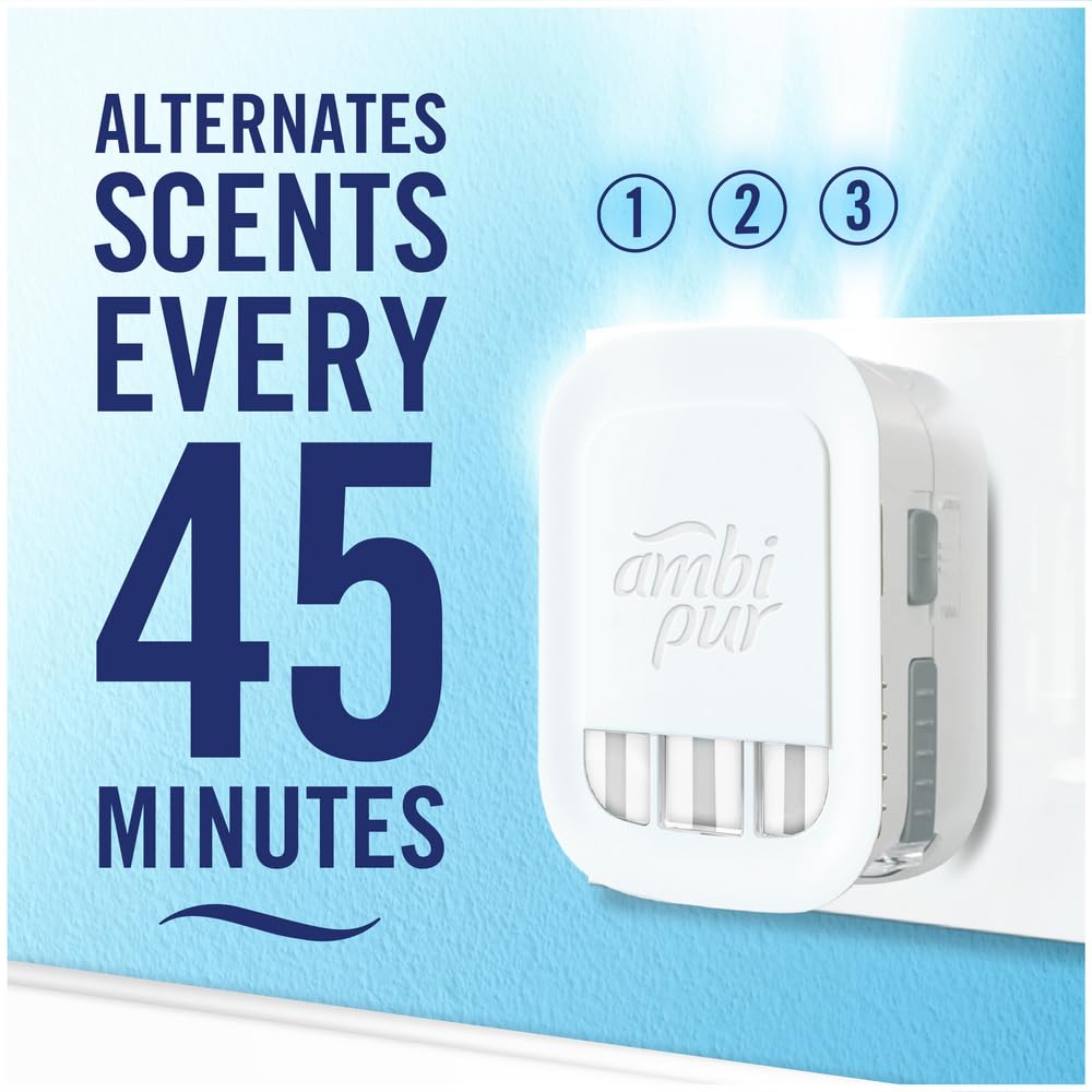 Febreze 3Volution Air Freshener Plug-In Refills (4 x 20ml) - Lily & Breeze