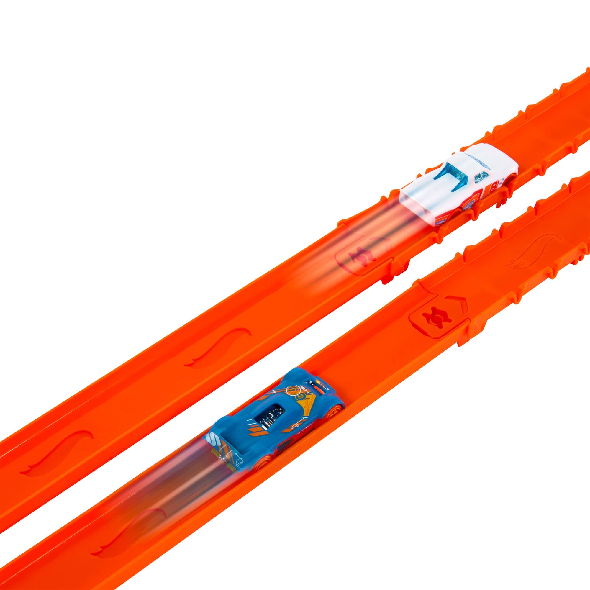 Hot Wheels Track Creator Deluxe Pack - 25 Feet Speed Snap Track with 2 Cars 3
