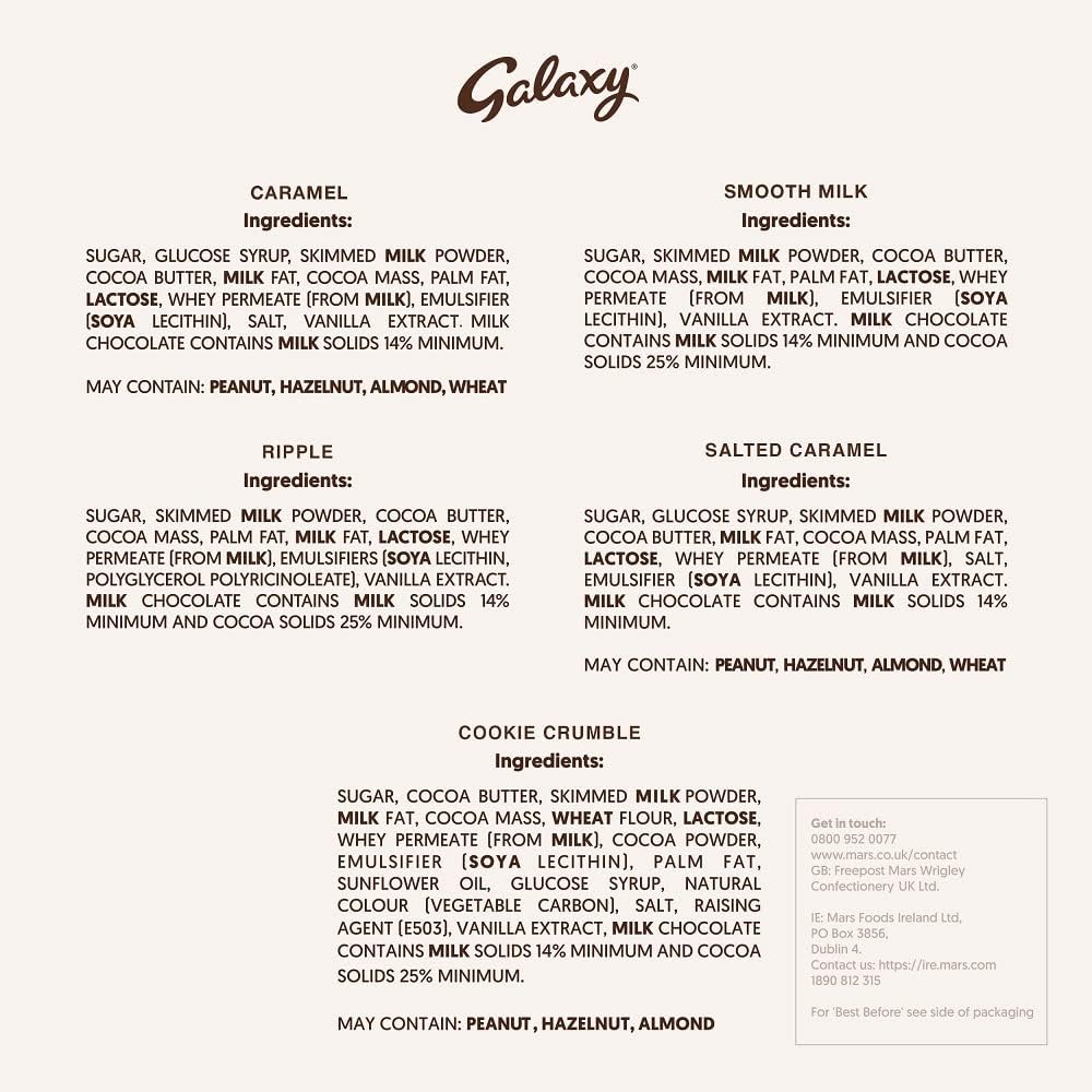 Galaxy - Christmas Chocolate Gift Box Variety Pack