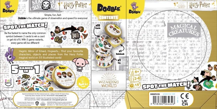 Asmodee Harry Potter Dobble Card Game 7