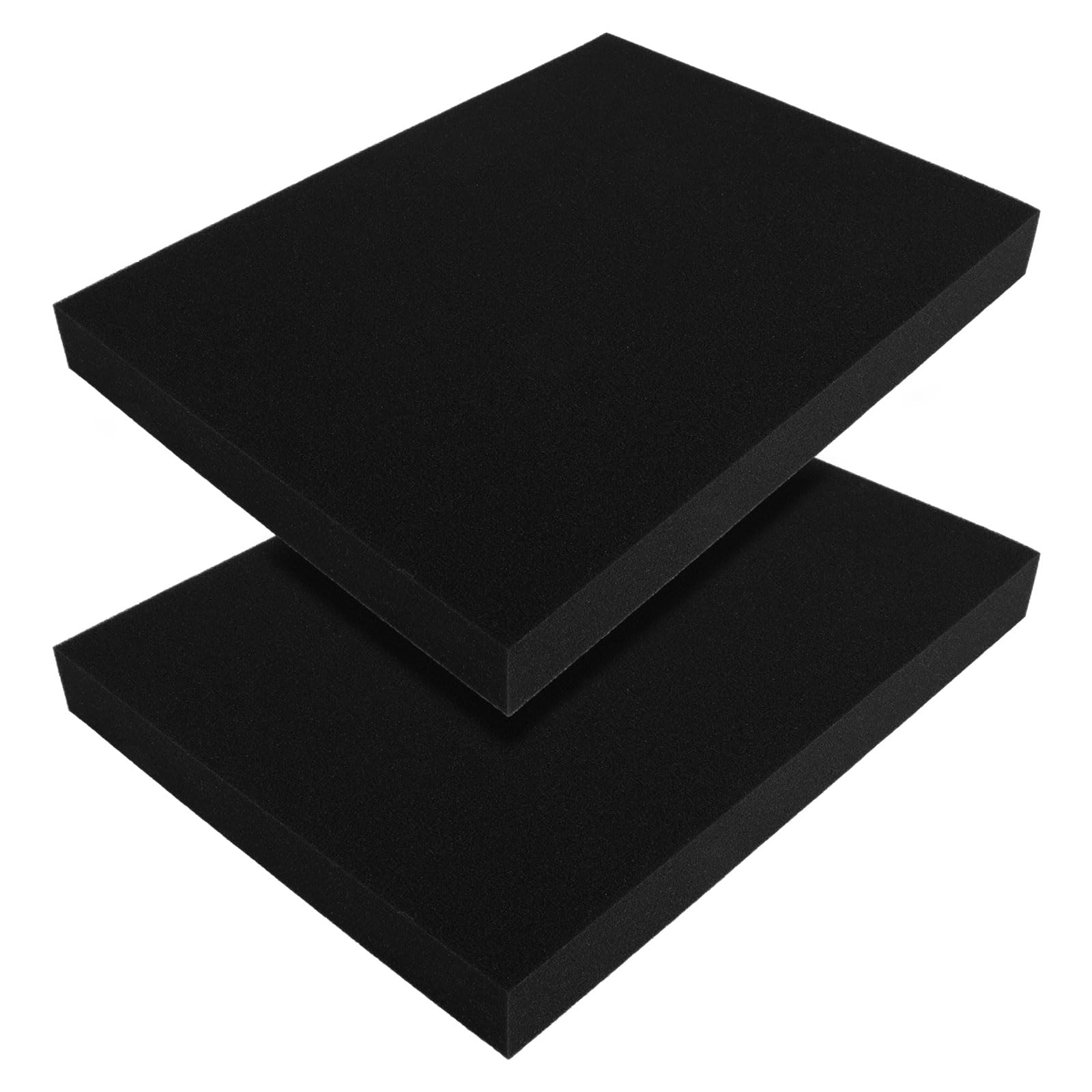 ASelected 2Pcs High-Density Polyurethane Foam Boards - 40x30x4Cm Cushioning for DIY & Upholstery