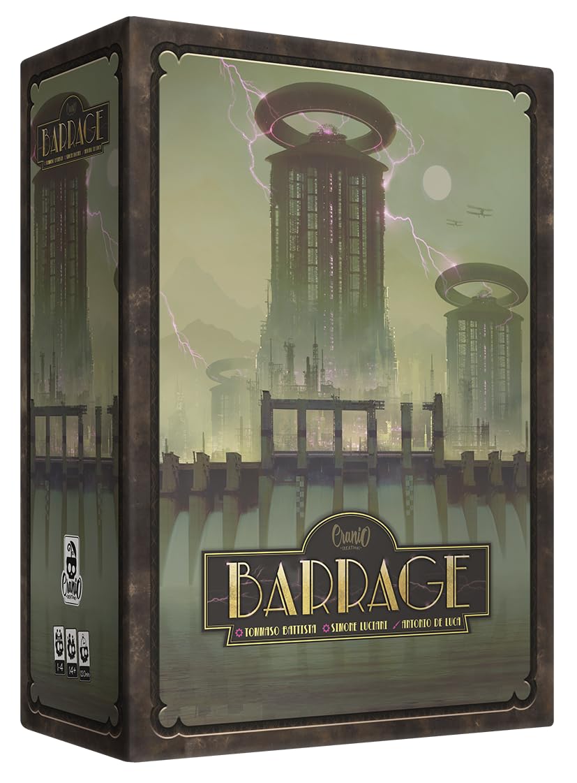CrowD Games Barrage Base Game | 1-4 Players | Ages 14+ | Strategy Worker Placement