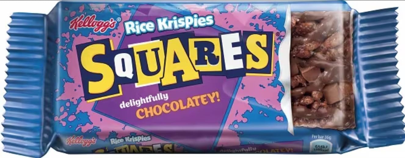 Kellogg's Rice Krispies Squares Delightfully Chocolatey Bar 30 x 36g 4