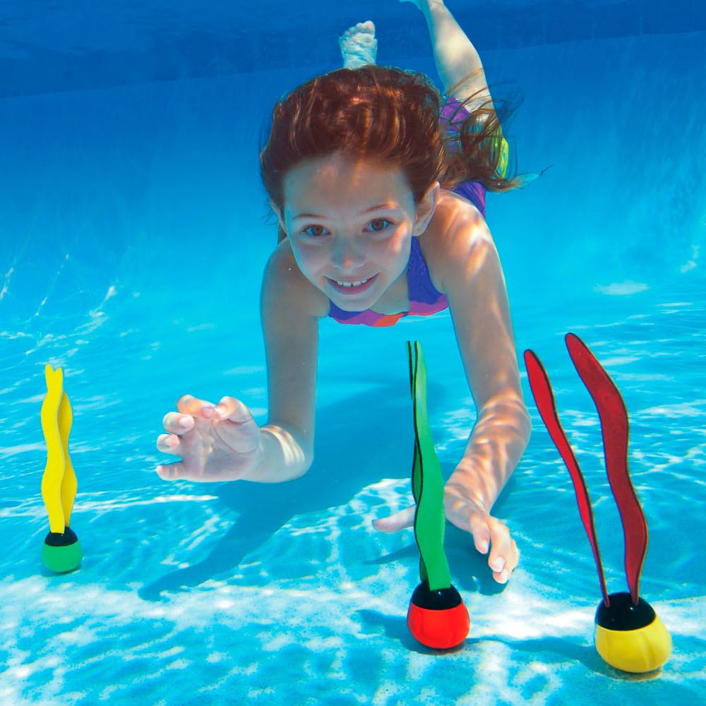Intex Underwater Swimming Dive Balls - 3 Pack | Assorted Colours | Ages 6+