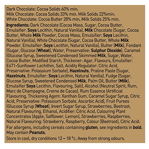 Holdsworth Chocolates Truly Scrumptious Classic Assortment - Handmade Chocolate Gift Box