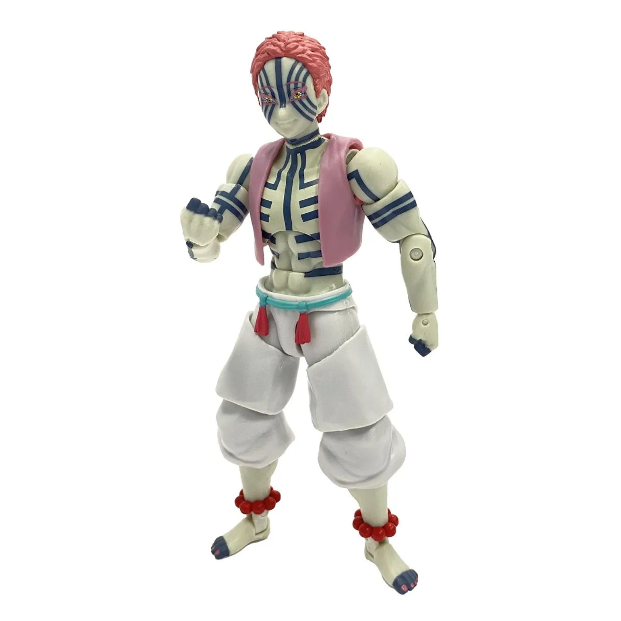 BANDAI Ultimate Legends Akaza Action Figure - 12.5cm Posable Demon Slayer Figure