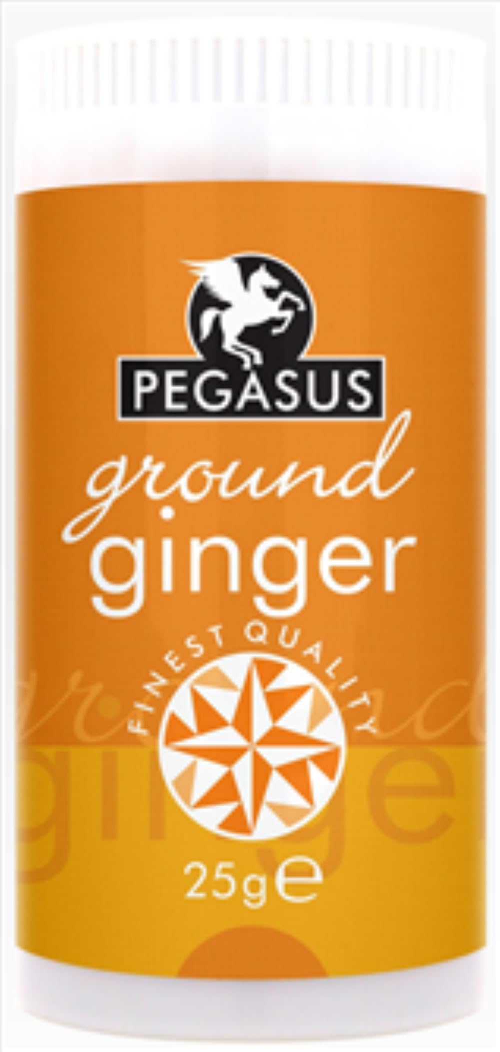 Pegasus Ground Ginger - Pure, 100% Natural Spice for Cooking & Baking | 25g