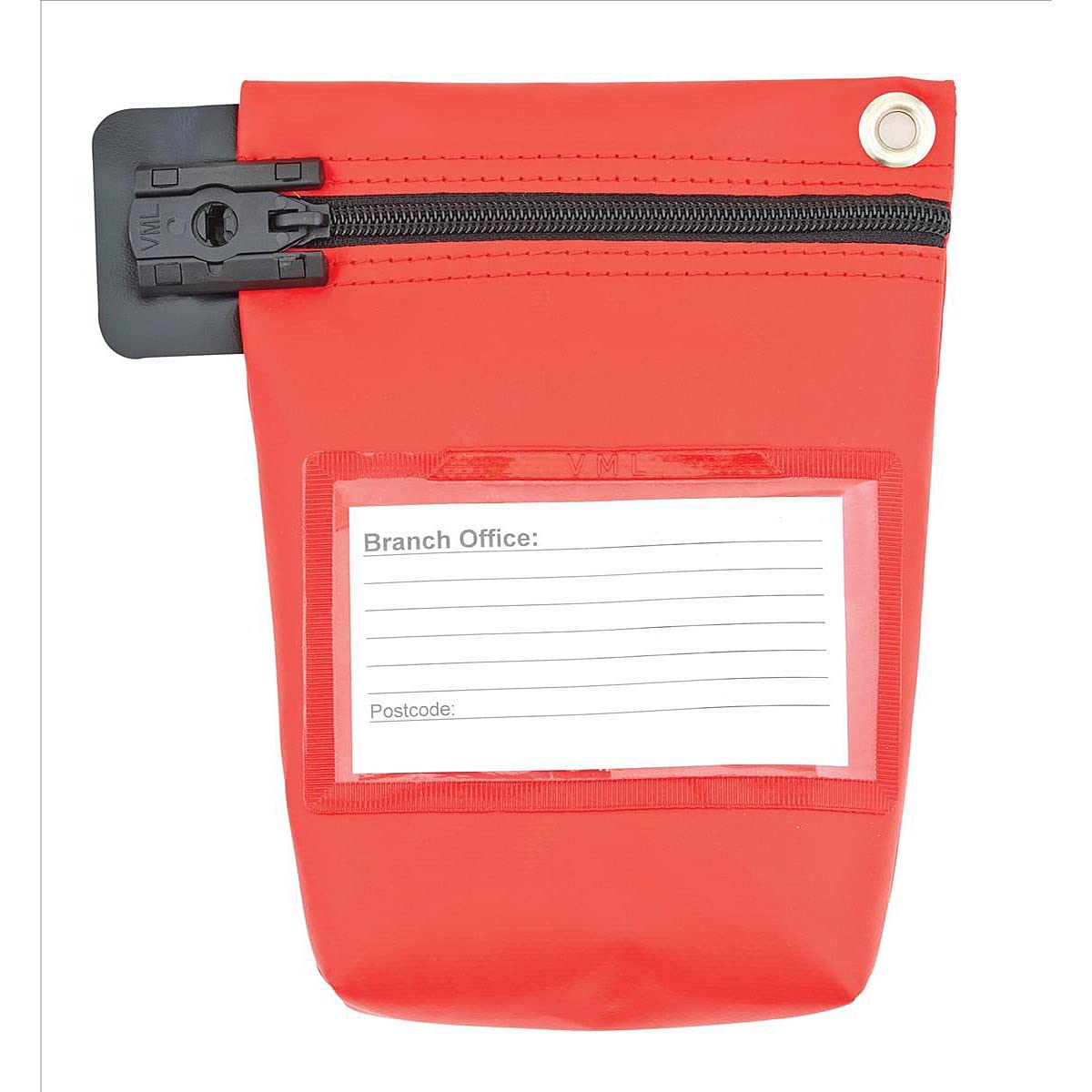 Q-Connect Heavy Duty Security Mailing Pouch | Nylon | Black | 3.56L 2