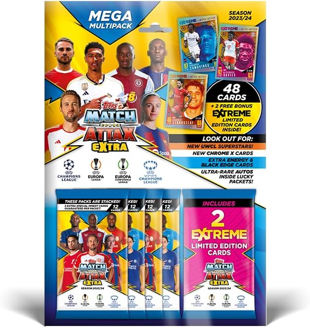 Topps Match Attax Extra 2024 Mega Multipack Card Game (FS0004593-DE)