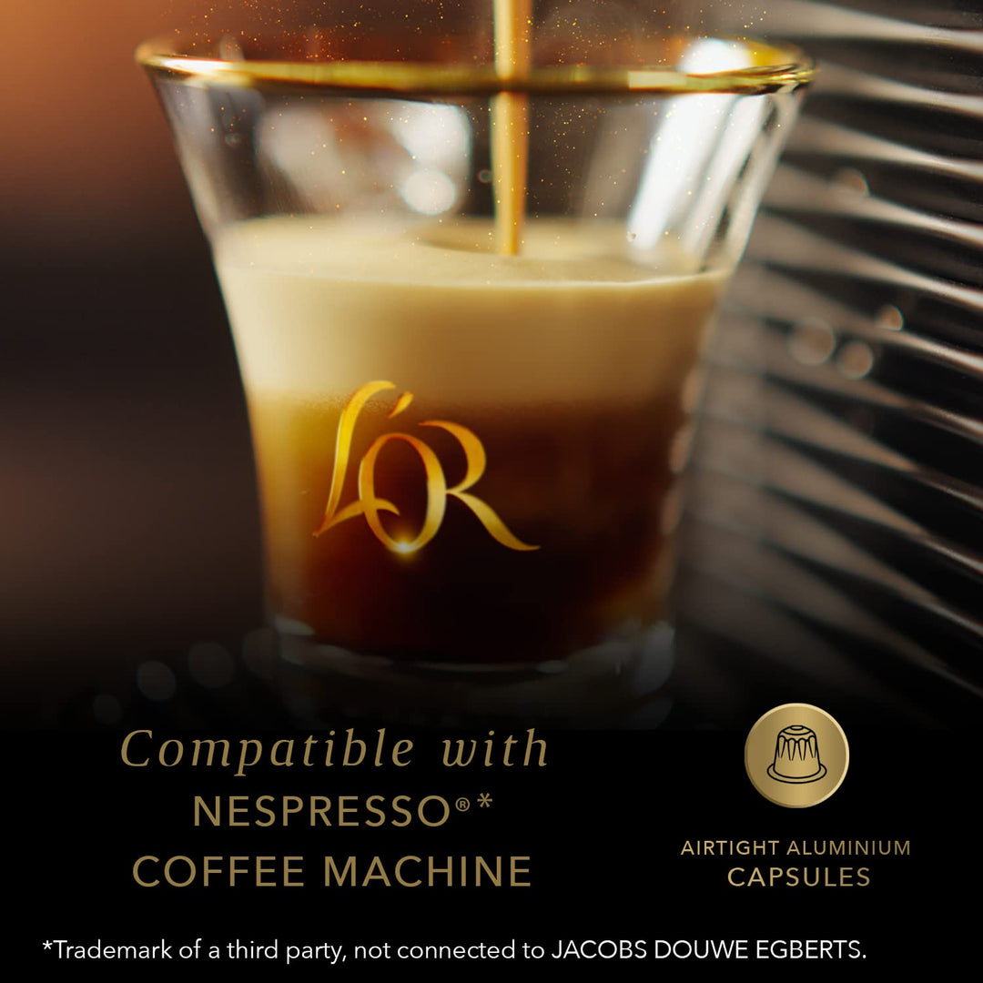 L'OR Espresso Supremo Intensity 10 - Nespresso Compatible Coffee Capsules (Pack of 10, 100 Capsules)