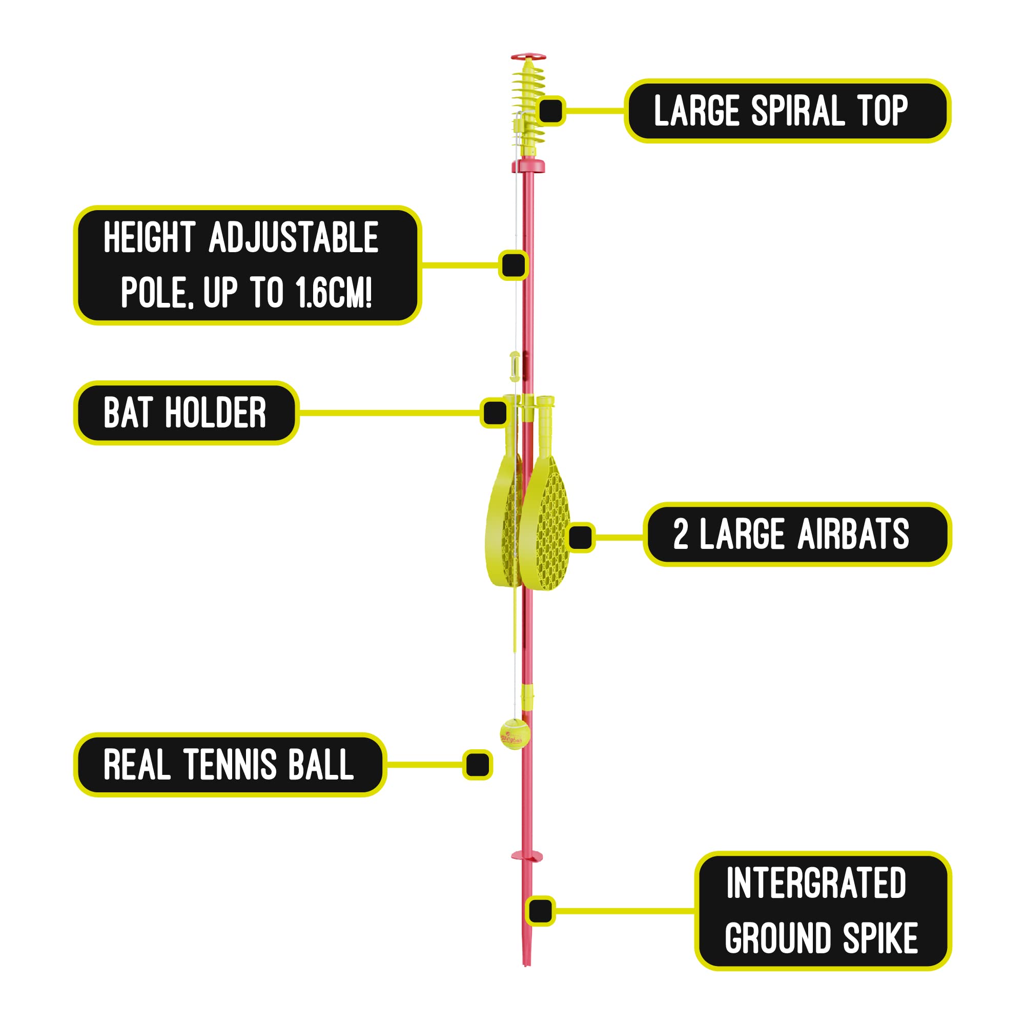 Swingball Classic Original - Outdoor Action Game for Ages 5+ 10