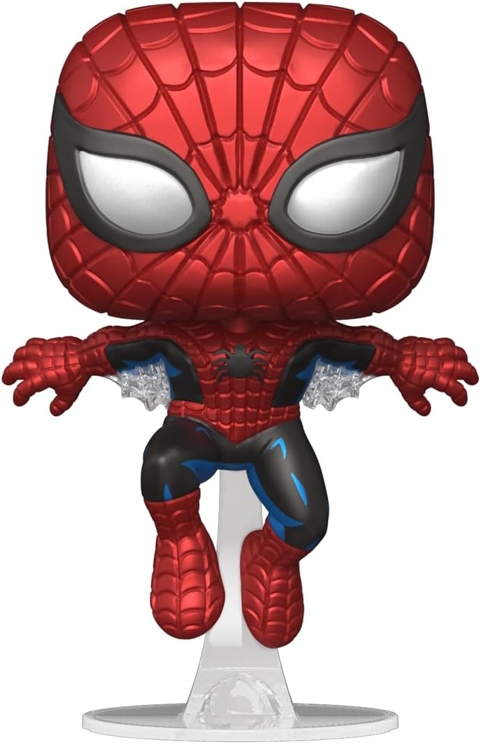 Funko Pop! & Tee Marvel Comics - Spider-Man Comic Cover Metallic Vinyl Figure & T-Shirt Bundle (77949)