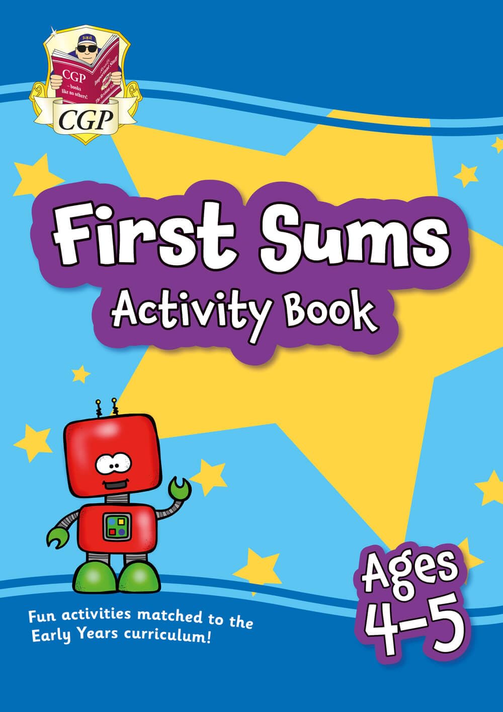 CGP First Sums Activity Book for Ages 4-5 (Reception) | Addition & Subtraction Practice 1