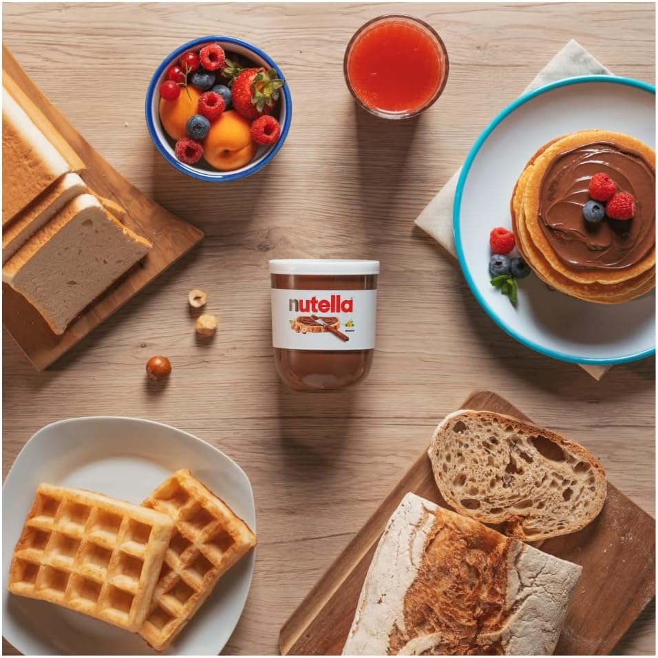 Nutella Hazelnut Chocolate Spread 200g - Breakfast & Snack Topping 5