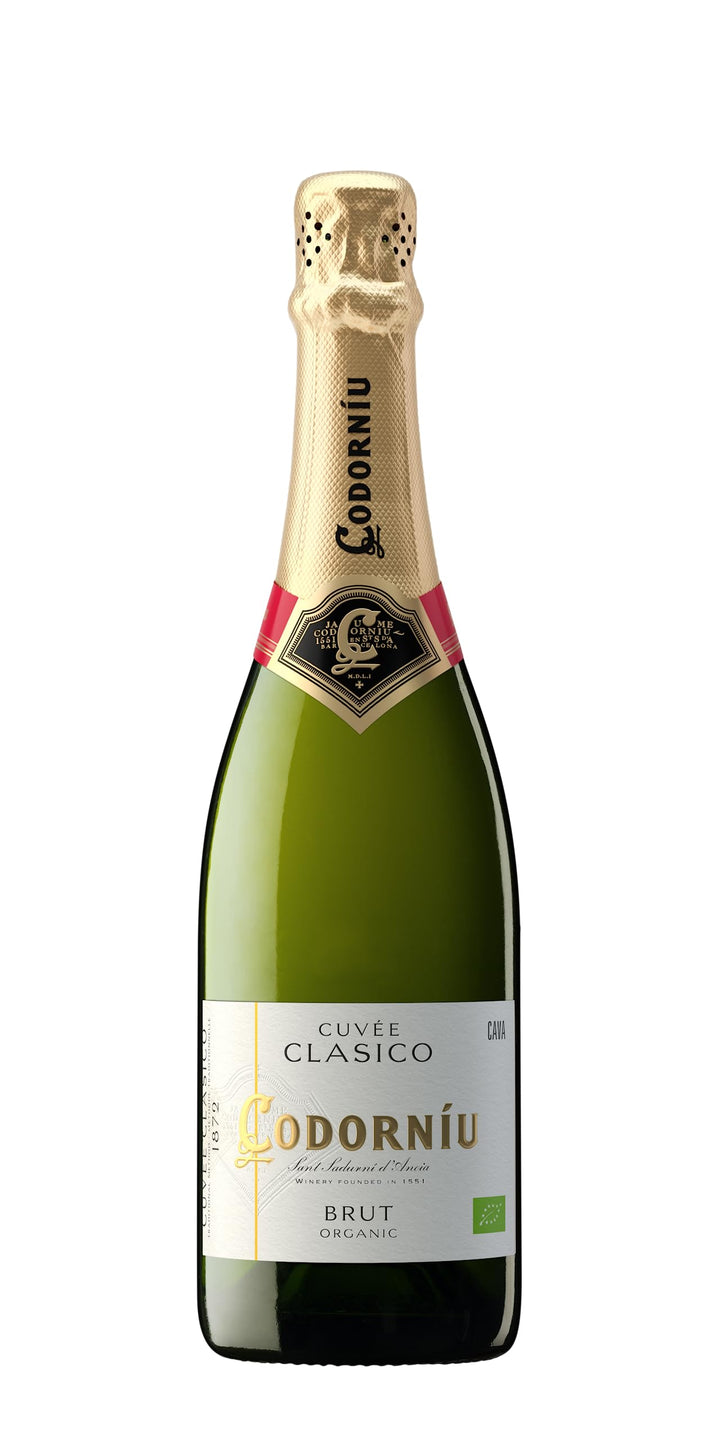 Codorníu Clásico Brut Cava - White Sparkling Wine (75cl)