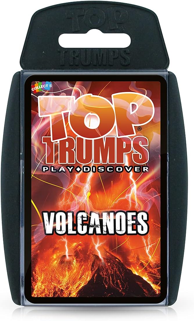 Volcanoes Top Trumps Card Game