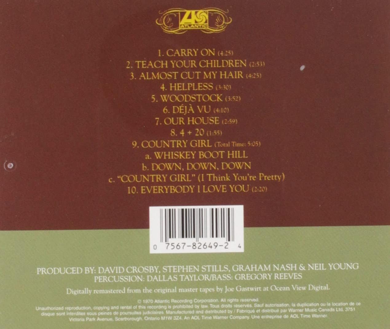 Crosby, Stills, Nash & Young - Déjà Vu [Audio CD] 2