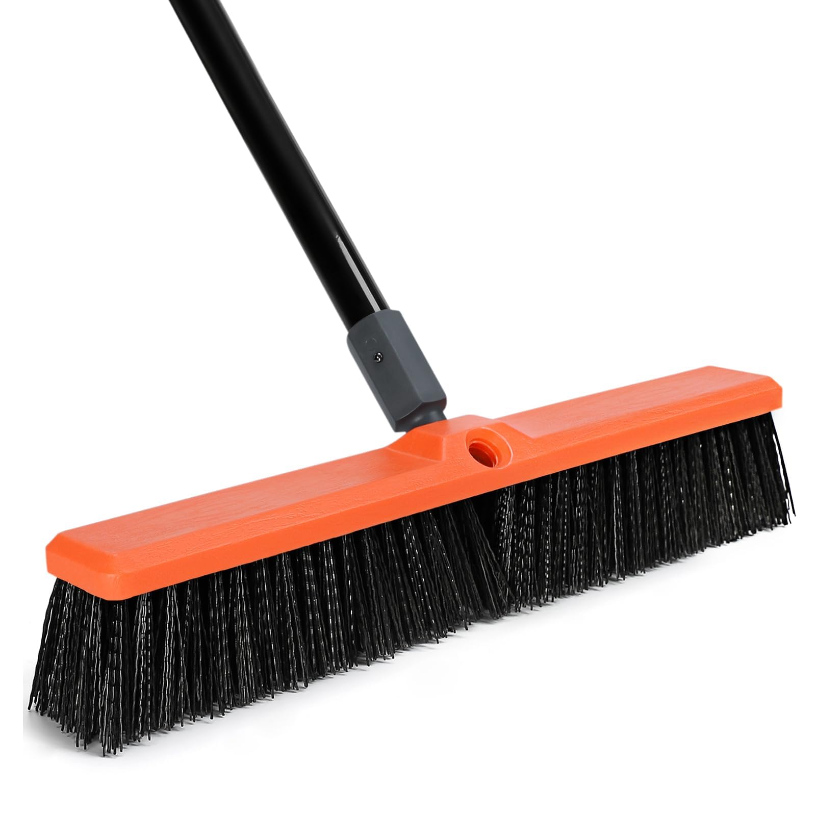 TreeLen 18 inch Push Broom Outdoor - Heavy Duty Broom for Driveways, Sidewalks, Garage, and Pool 1