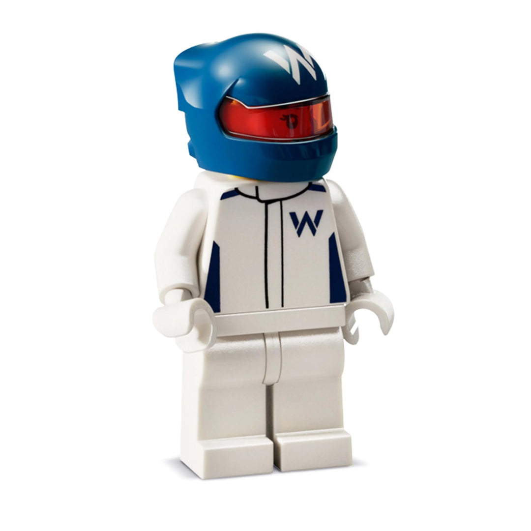 LEGO Speed Champions Williams Racing FW46 F1 Race Car Toy with Driver Minifigure - Building Set for 10+