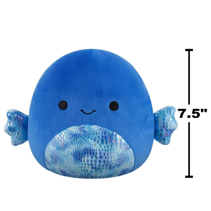Squishmallows Kobester the Blue Betta Fish Plush - Ultrasoft 7.5-Inch Stuffed Animal
