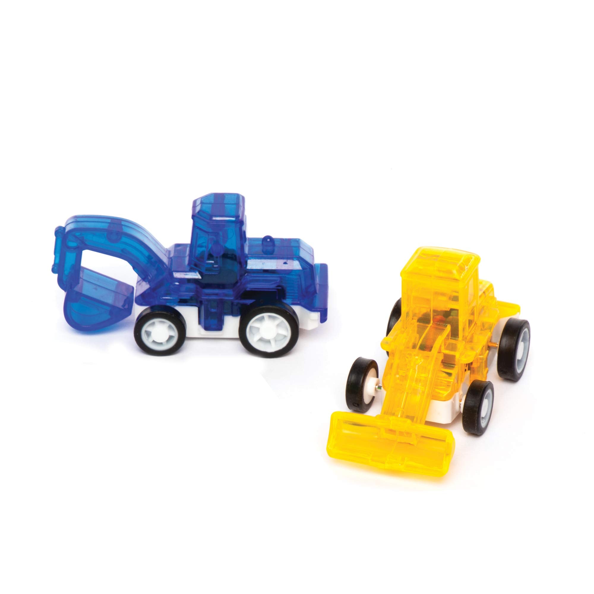 Baker Ross Pull Back Racing Diggers (Pack of 6) Mini Assorted Colour Vehicles 4