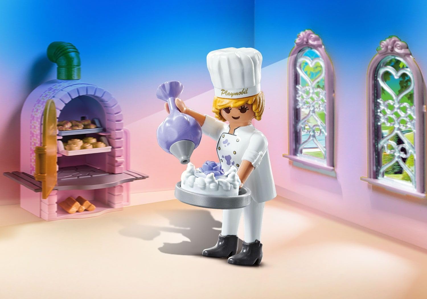 Playmobil 70813 Pastry Chef Playset - Collectible Figure with Chef Hat & Piping Bag, Ages 4-10 3