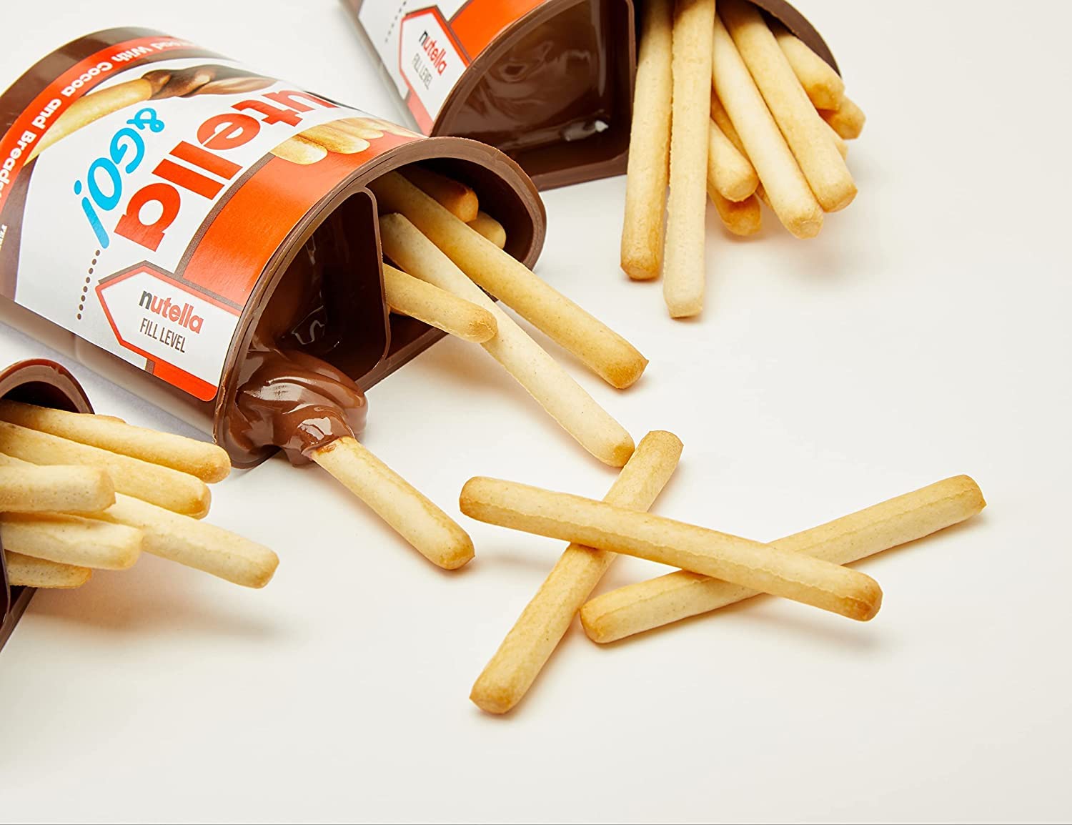 Nutella &Go! Hazelnut Snack Kit, Portable Chocolate & Breadstick Snack Pack, 12 Count 5