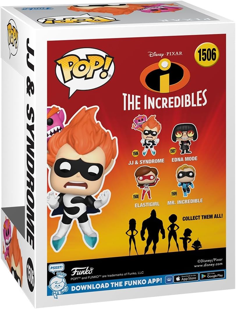 Funko Pop! Animation The Incredibles - Jack-Jack & Syndrome Vinyl Figure (80948)