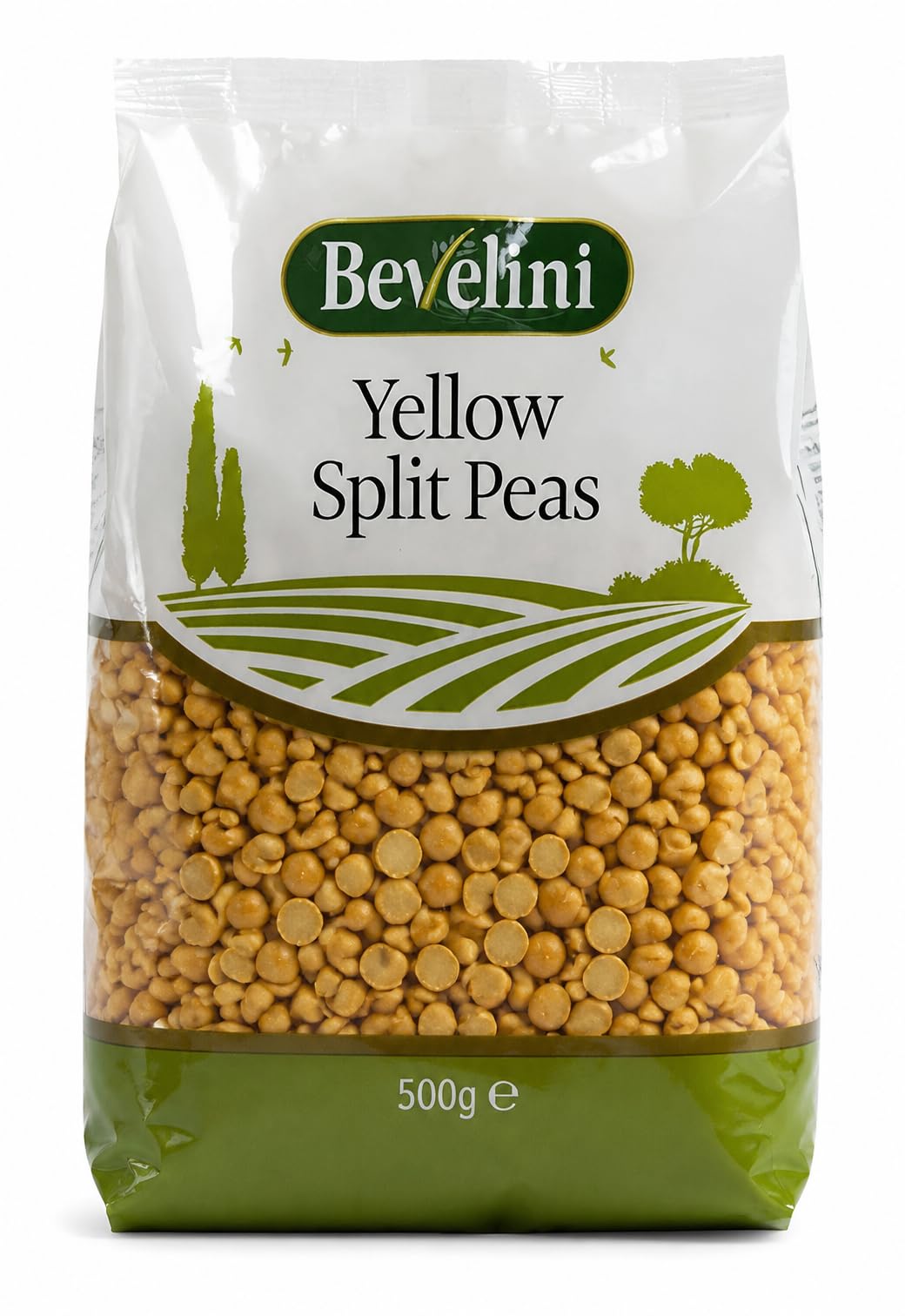 Bevelini Yellow Split Peas - 500g | High Protein & Fibre | Versatile Cooking Ingredient