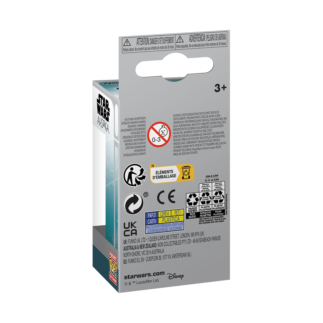 Funko Pop! Keychain: Ahsoka - Sabine Wren Vinyl Figure - Star Wars Collectible