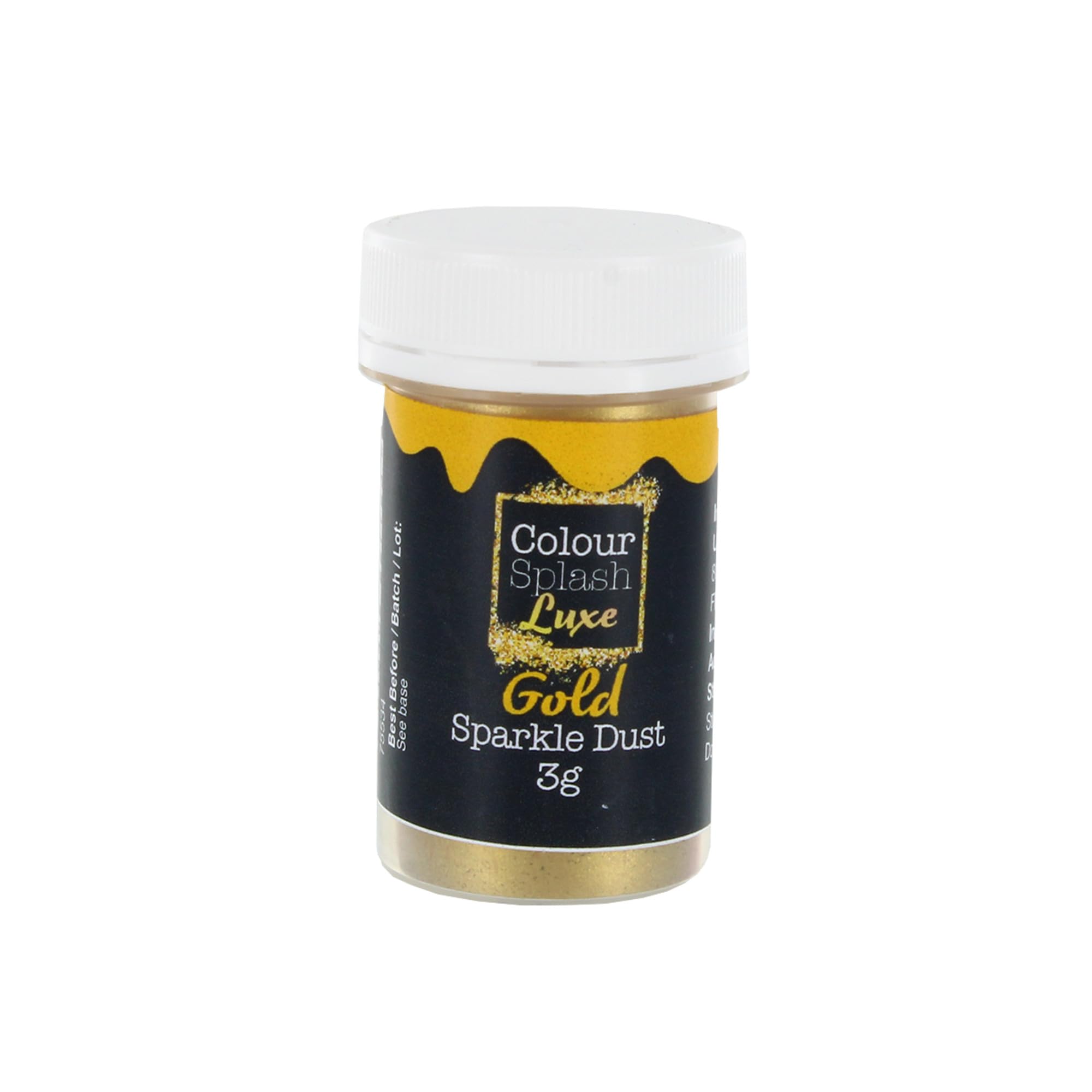 Colour Splash Luxe Gold Sparkle Dust Food Colouring Glitter Powder for Cake Decorating | 3g