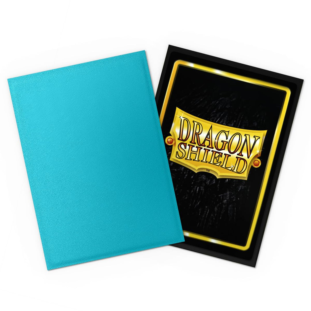 Dragon Shield Standard Dual Matte Glacier Sleeves - Blue Card Protection (100 Count)