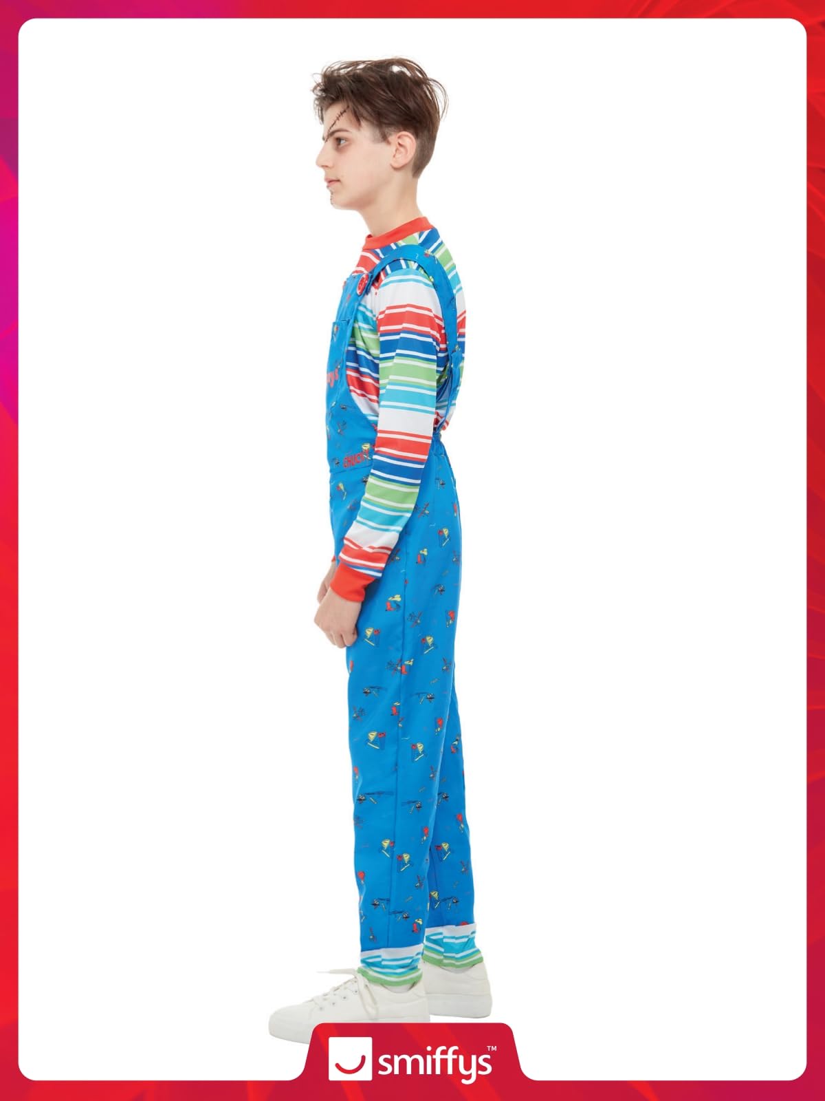 Smiffys Chucky Costume - Kids Unisex Halloween Fancy Dress 8