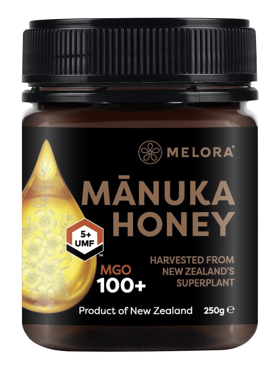 Melora Manuka Honey - 100 MGO | 5+ UMF | 250g Pure & Traceable New Zealand Honey 1