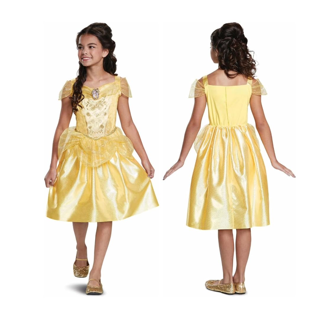 Disguise Disney Princess Belle Classic Costume - Toddler Size 3T-4T 7