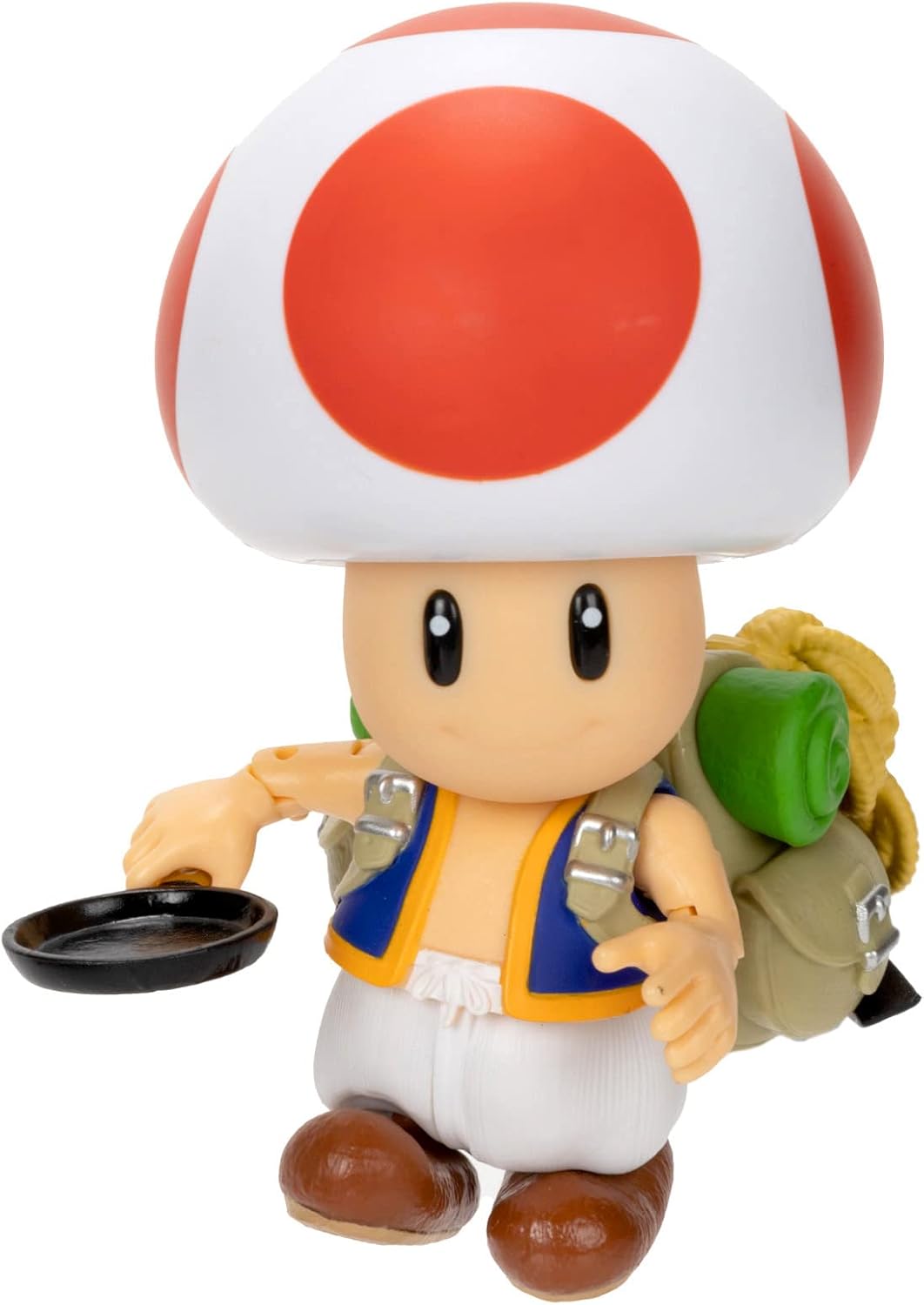 Super Mario Bros. Movie - 5" Toad Action Figure with Frying Pan Accessory